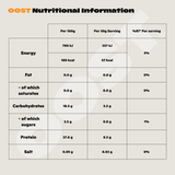 OOST Joint Care Nutritional Information