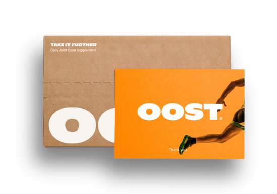 Image of OOST Shipping box with thank you note